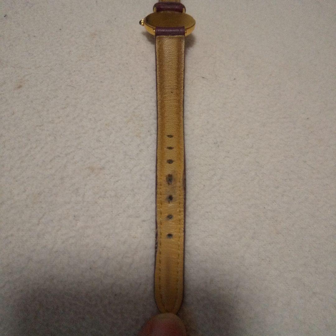 CREDOR クォーツ 腕時計 ゴールド/ワインレッド 5A70-0120