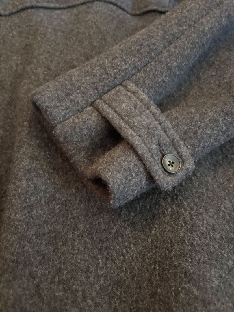 み様undecoratedビームスダッフルコートウール日本製アンデコレイテッド