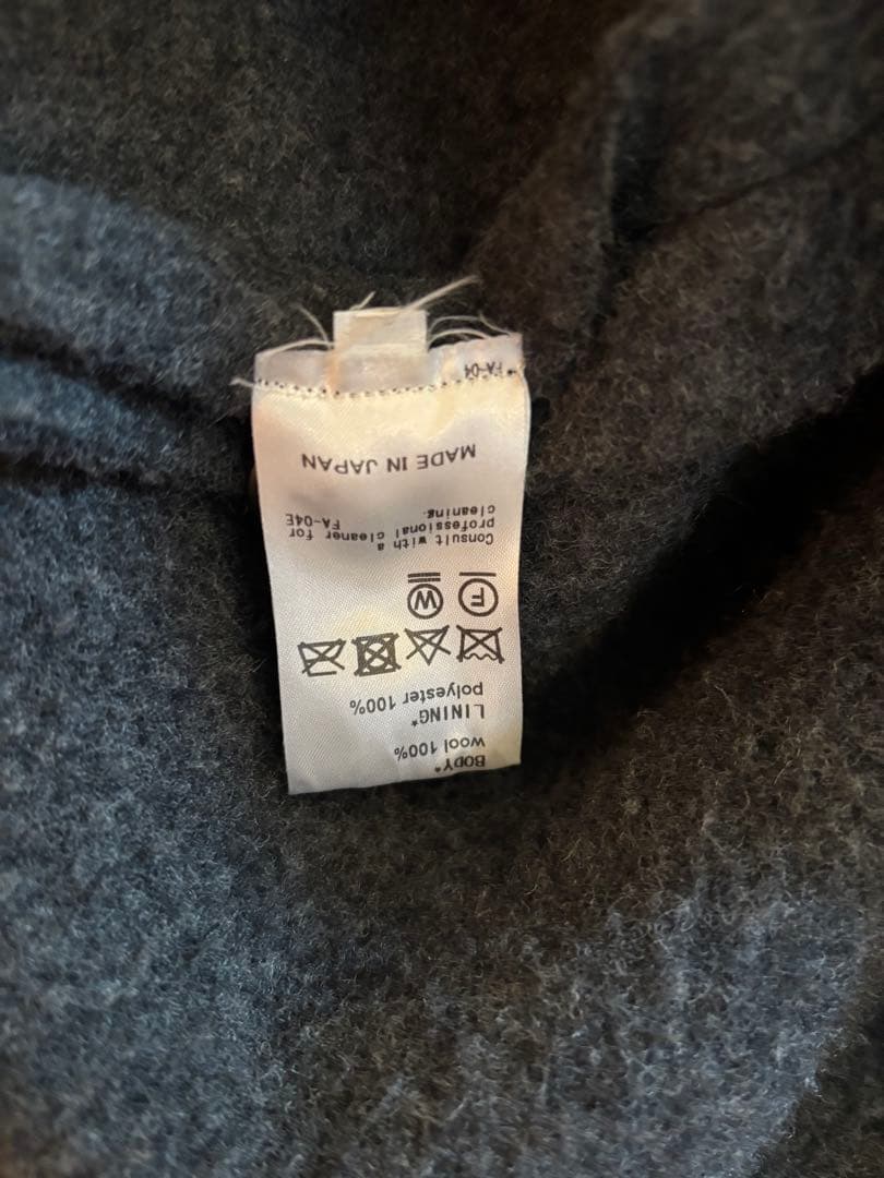 み様undecoratedビームスダッフルコートウール日本製アンデコレイテッド