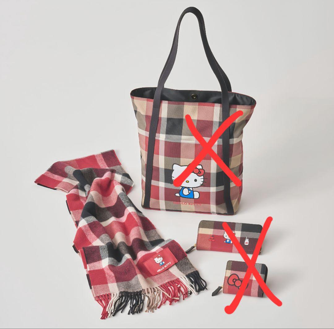 ブルーレーベルクレストブリッジ　10周年ハローキティコラボ　マフラー