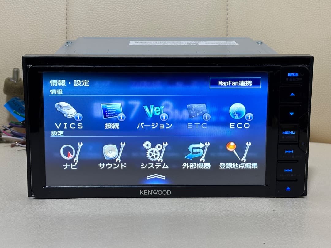 ケンウッド MDV-S709 AVナビゲーションシステム 地図データ2021年版