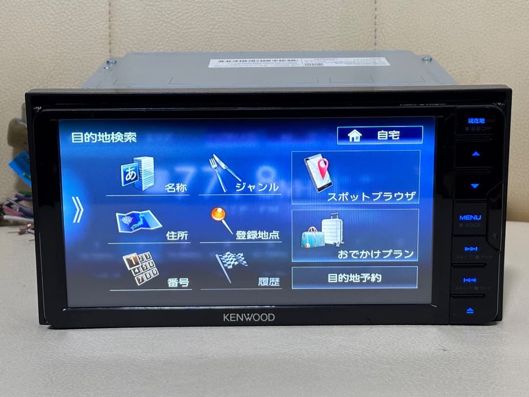 ケンウッド MDV-S709 AVナビゲーションシステム 地図データ2021年版