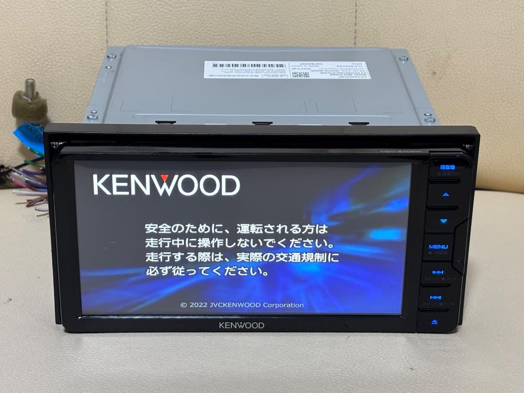 ケンウッド MDV-S709 AVナビゲーションシステム 地図データ2021年版