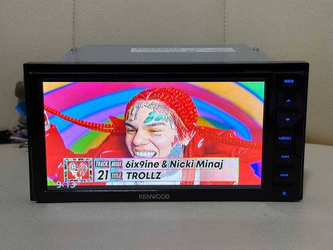 ケンウッド MDV-S709 AVナビゲーションシステム 地図データ2021年版