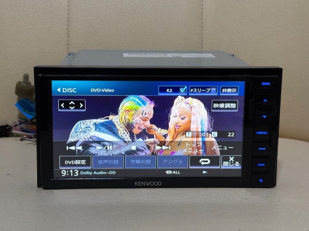 ケンウッド MDV-S709 AVナビゲーションシステム 地図データ2021年版