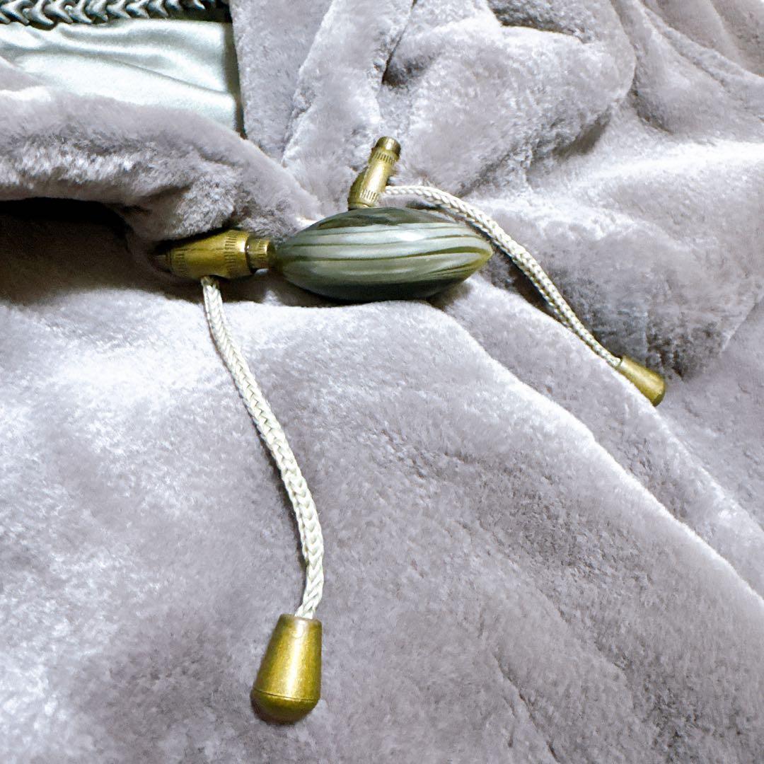 美品　サガミンクロイヤル　ロングコート フード シェアードミンク DASCO