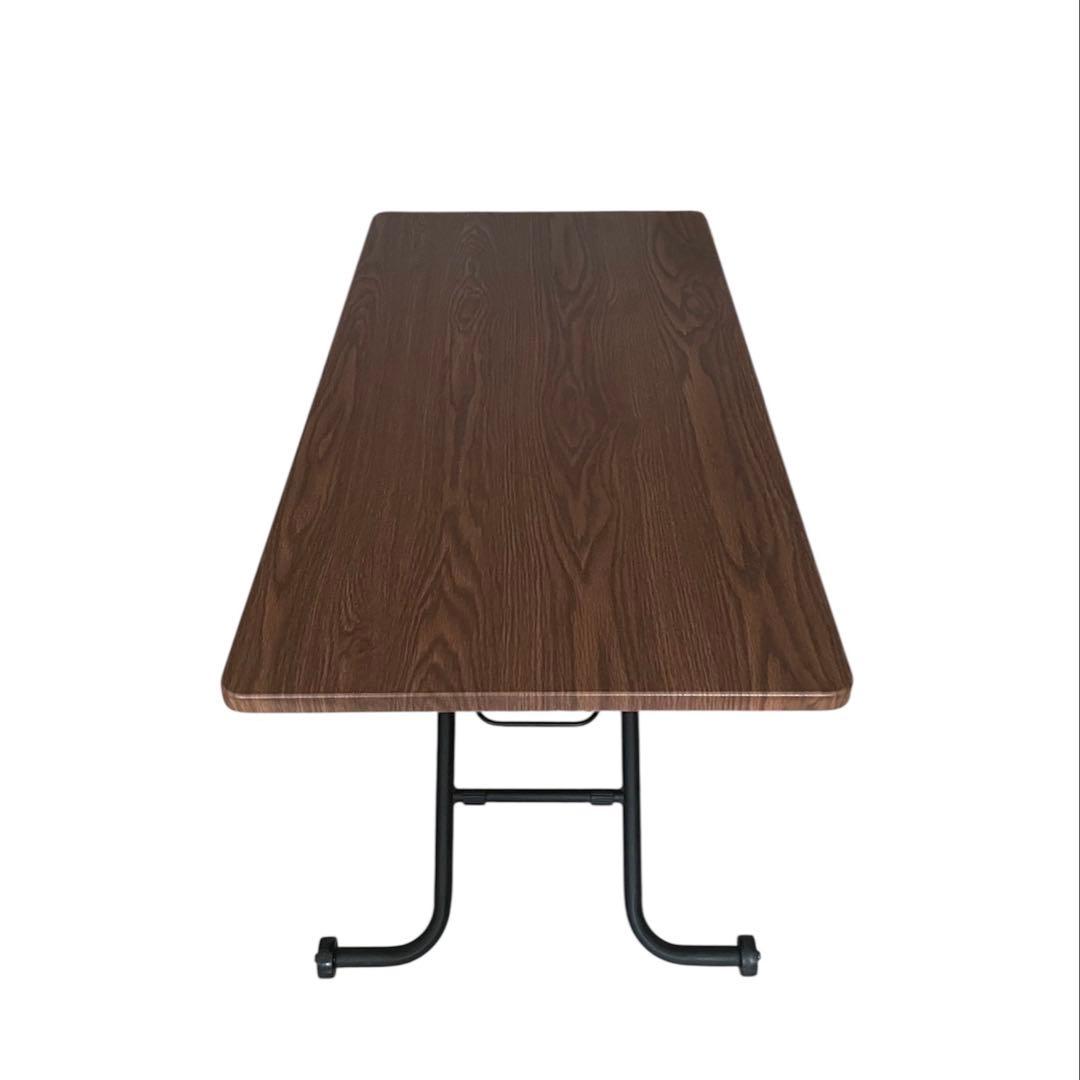 ニトリ 昇降テーブル ライザ ブラウンテーブル