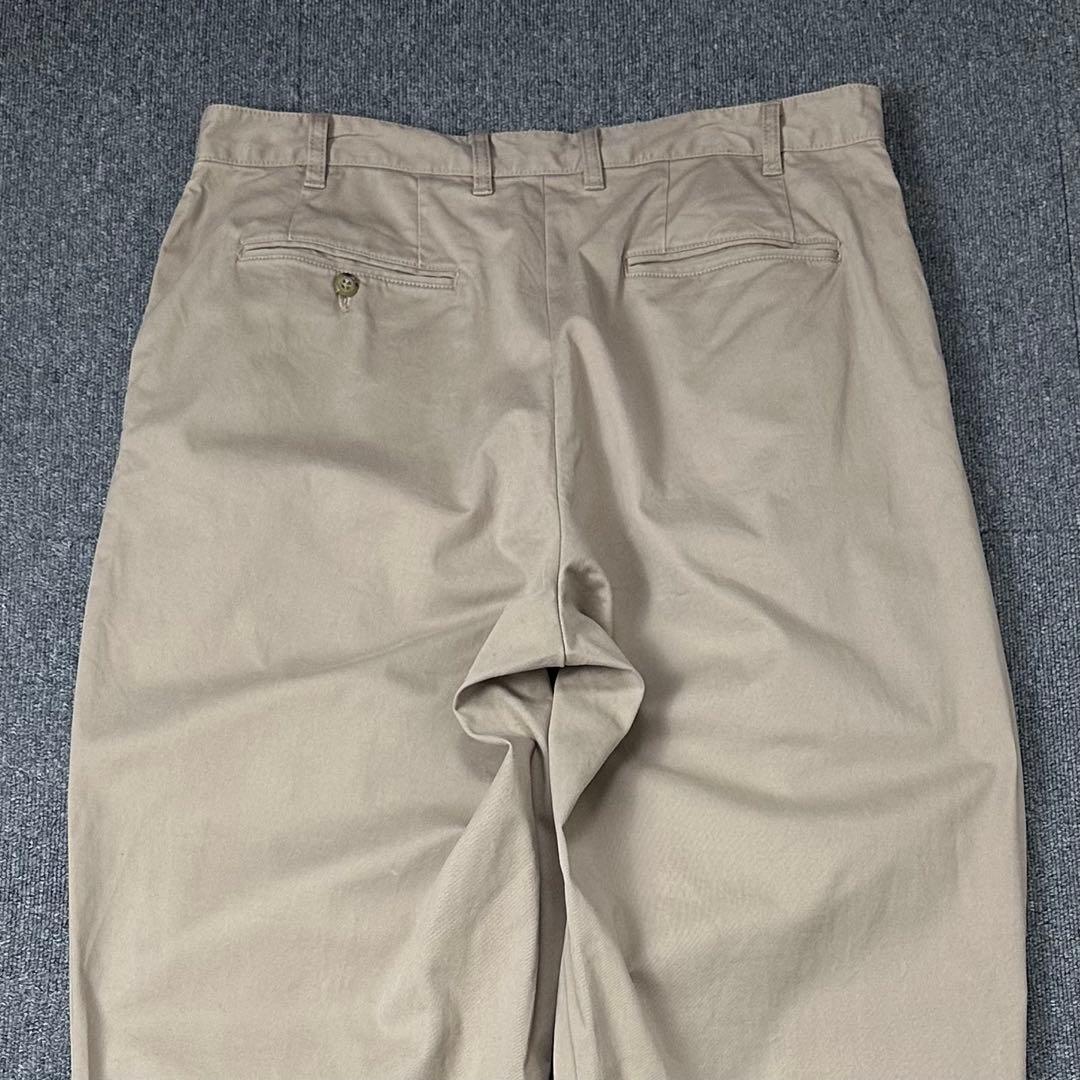 BEAMS PLUS 2タック ワイドチノパン テーパード ビームスプラス