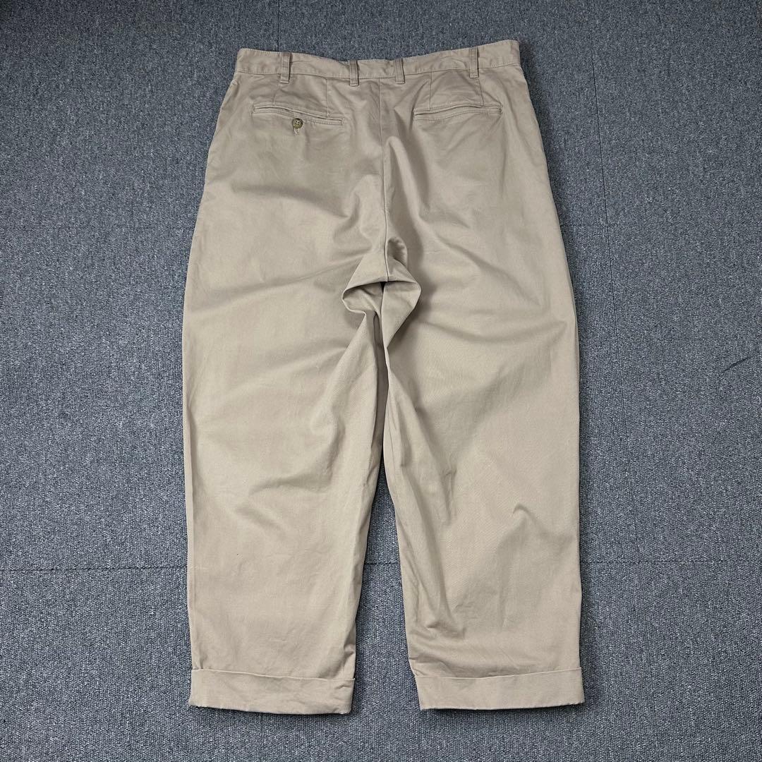 BEAMS PLUS 2タック ワイドチノパン テーパード ビームスプラス