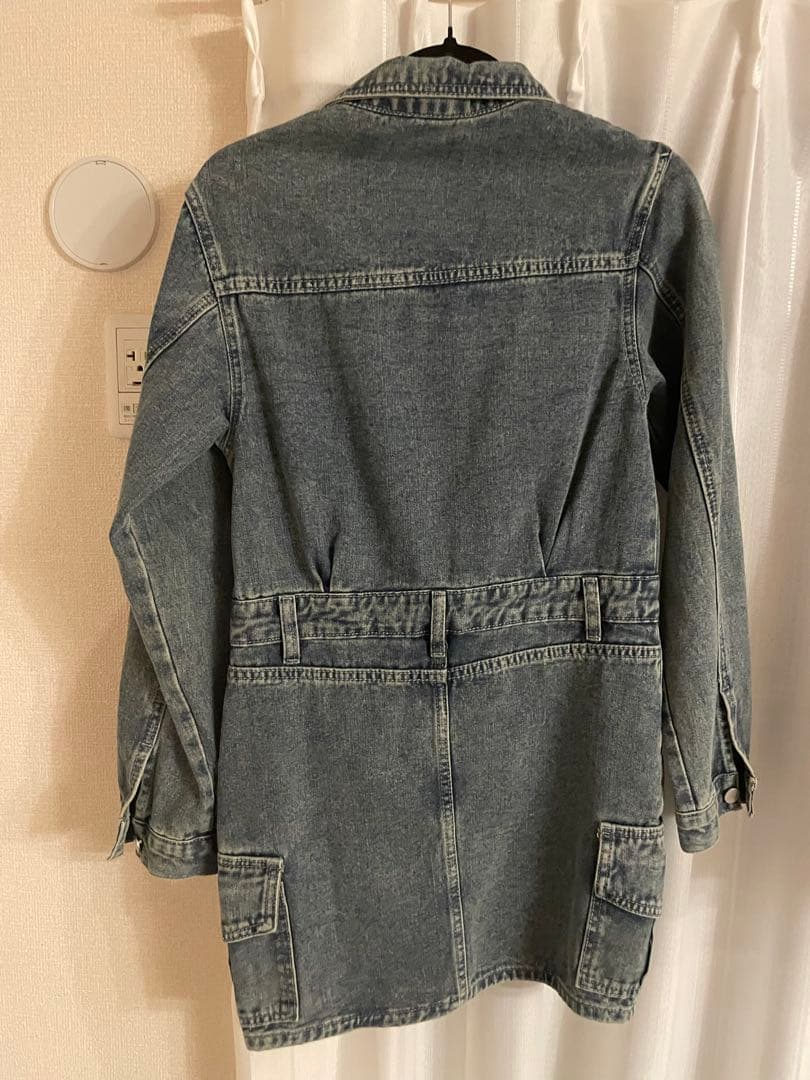 【REKNA】デニムミニワンピース