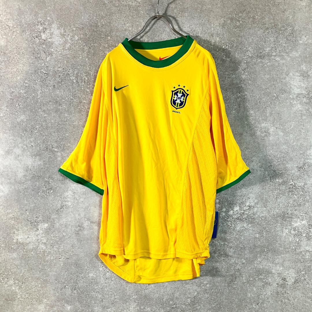 NIKE ユニフォーム　サッカー ブラジル代表 CBF　00-02 紙タグ付き