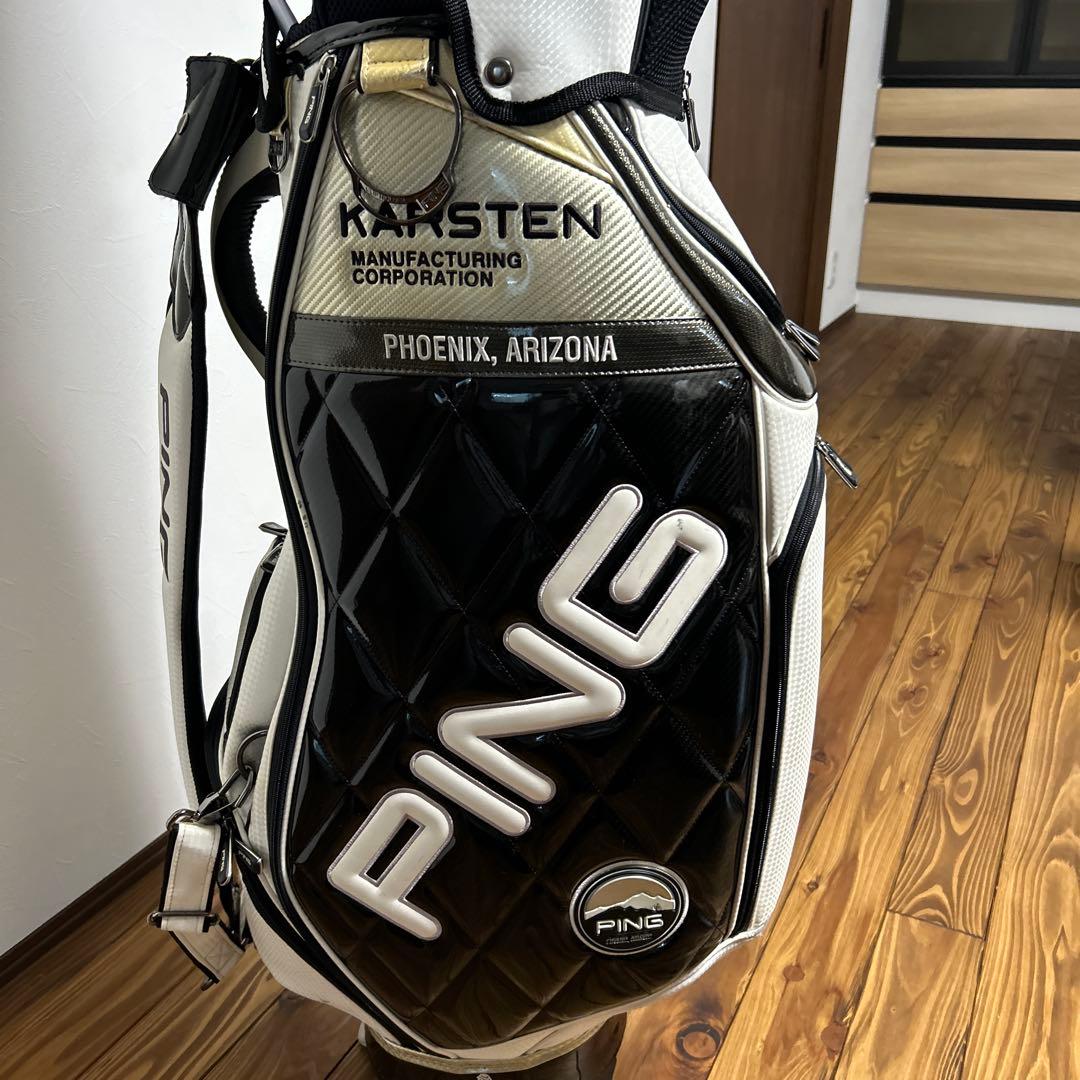 ＤＤＤです PING ミスターピン　キャディバック　エナメル仕様