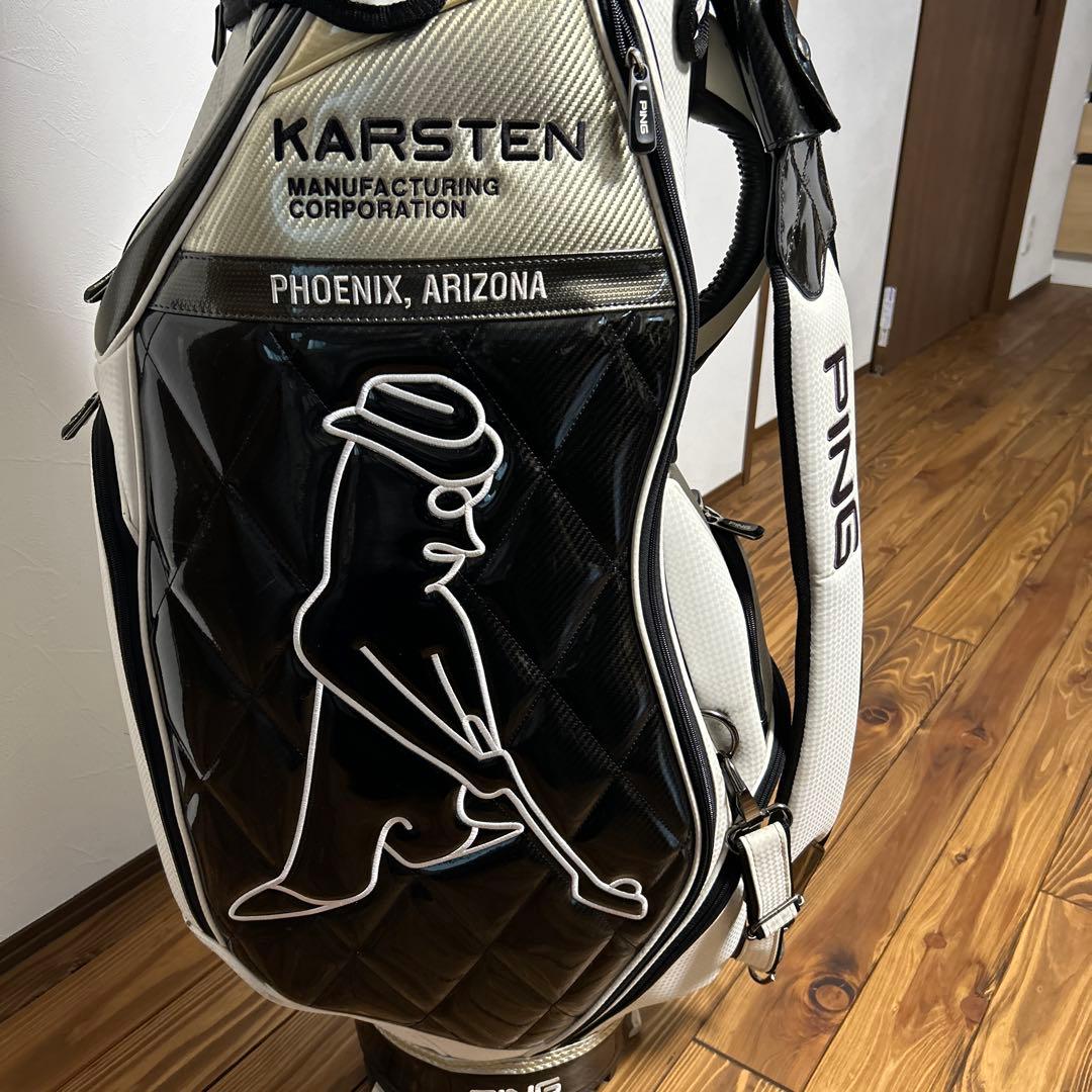 ＤＤＤです PING ミスターピン　キャディバック　エナメル仕様