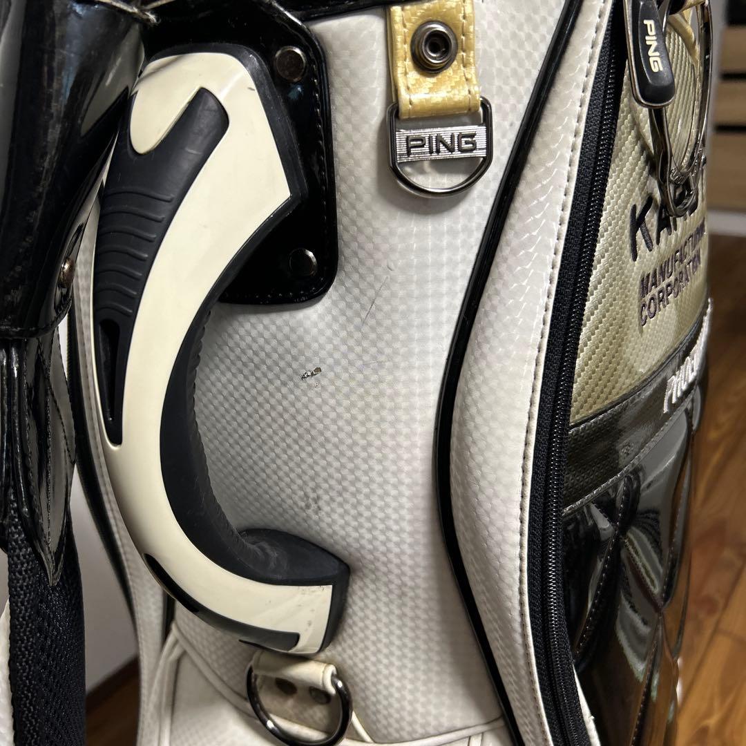 ＤＤＤです PING ミスターピン　キャディバック　エナメル仕様