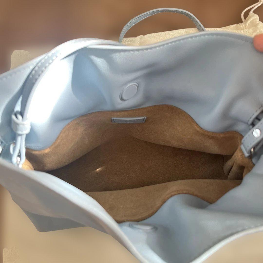 LOEWE フラメンコクラッチ ミニ ダスティーブルー 限定色 美品