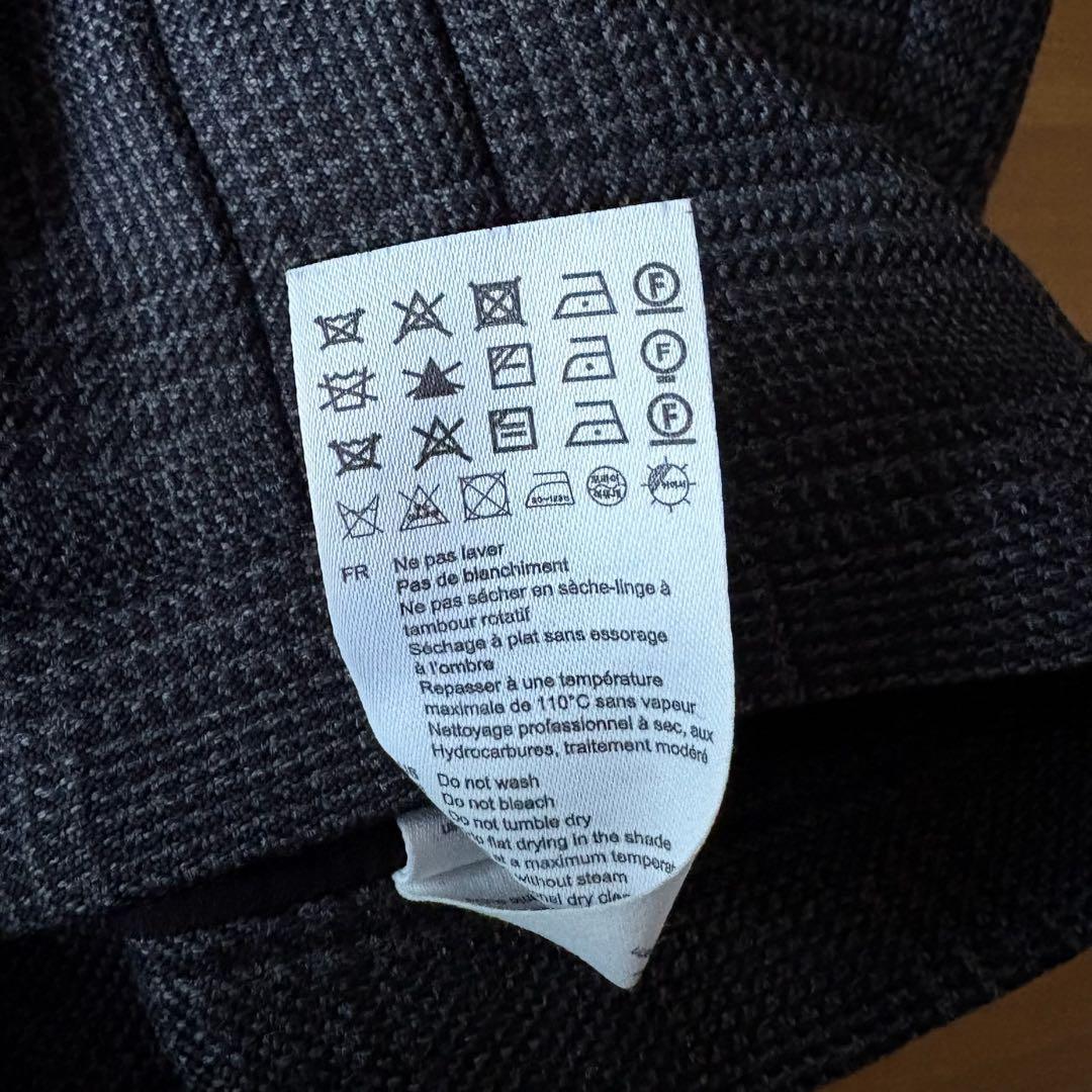 sandroプリーツチェック毛100%ミニスカートay28