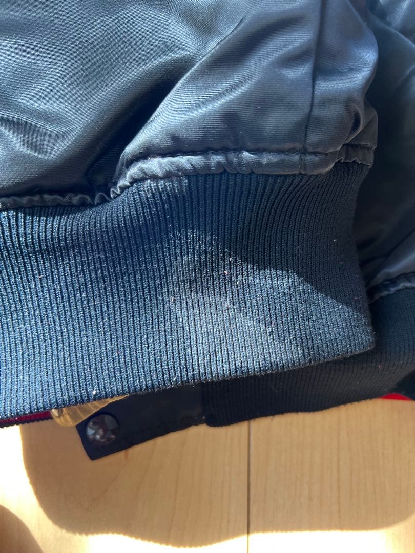 NFL 49ers　90sリバーシブル スタジャン　スターター製　Lサイズ