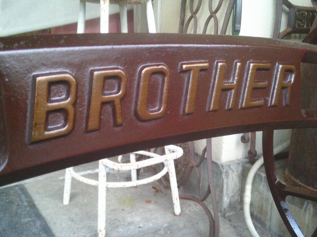 BROTHER ヴィンテージ テーブル脚 ダークブラウン