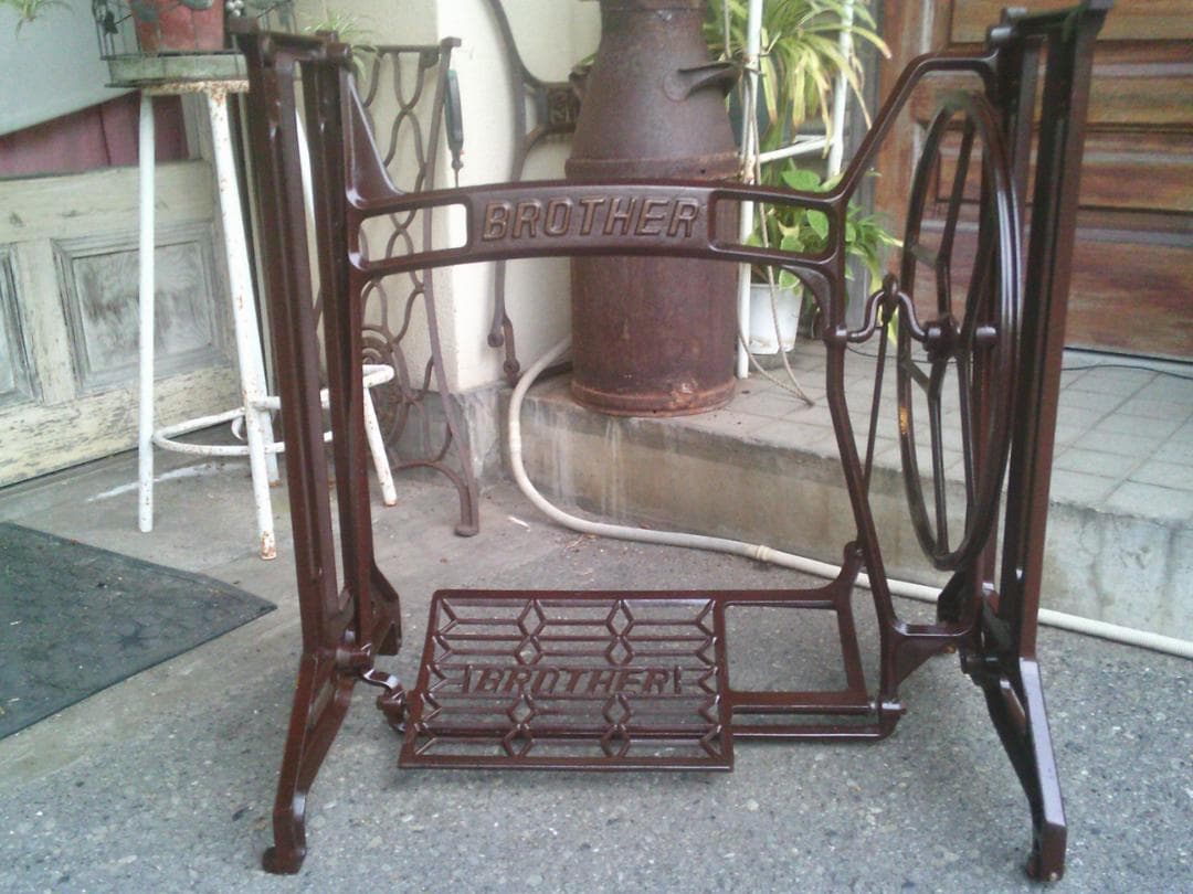 BROTHER ヴィンテージ テーブル脚 ダークブラウン