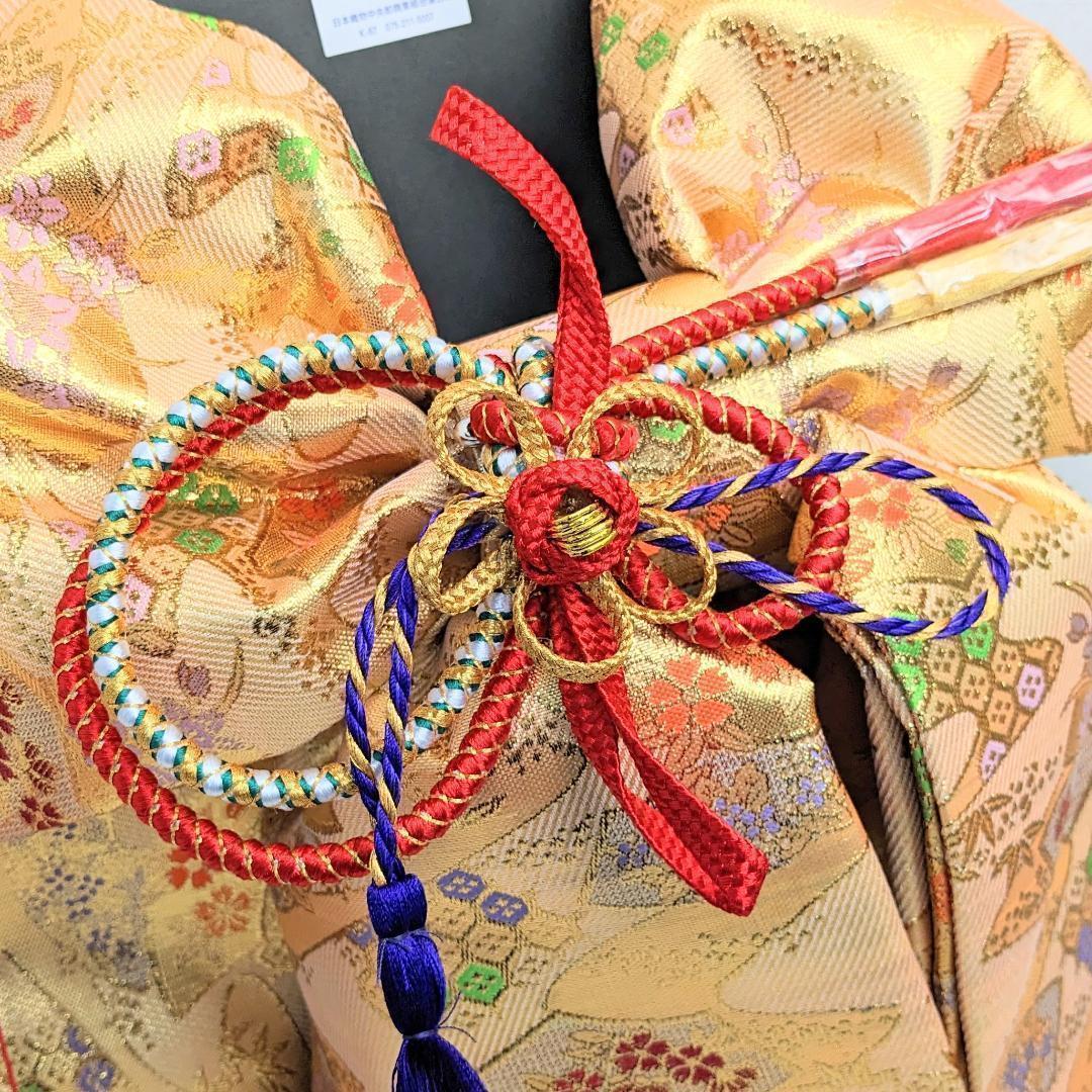 七五三 7歳 四つ身用 作り帯 筥迫セット 金 ゴールド