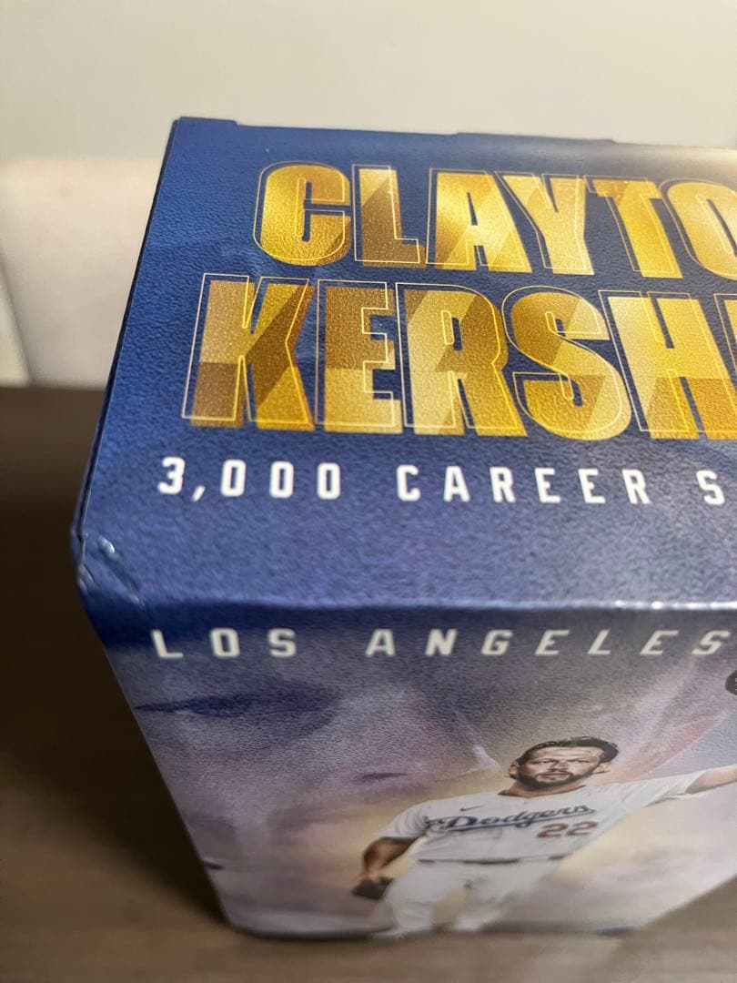 かも:【球場限定】9/20クレイトンカーショー3000奪三振ボブルヘッド