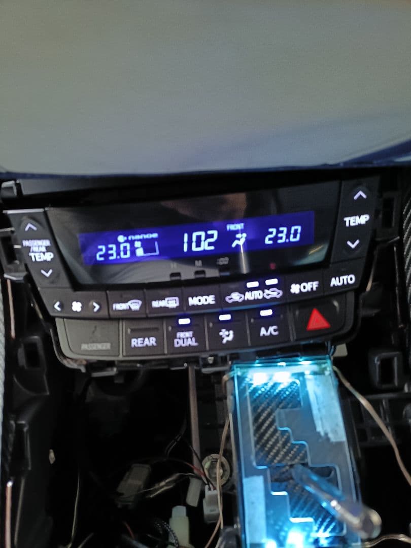 【LED打ち替え品】20ヴェルファイア アルファード後期最上級グレードエアコン