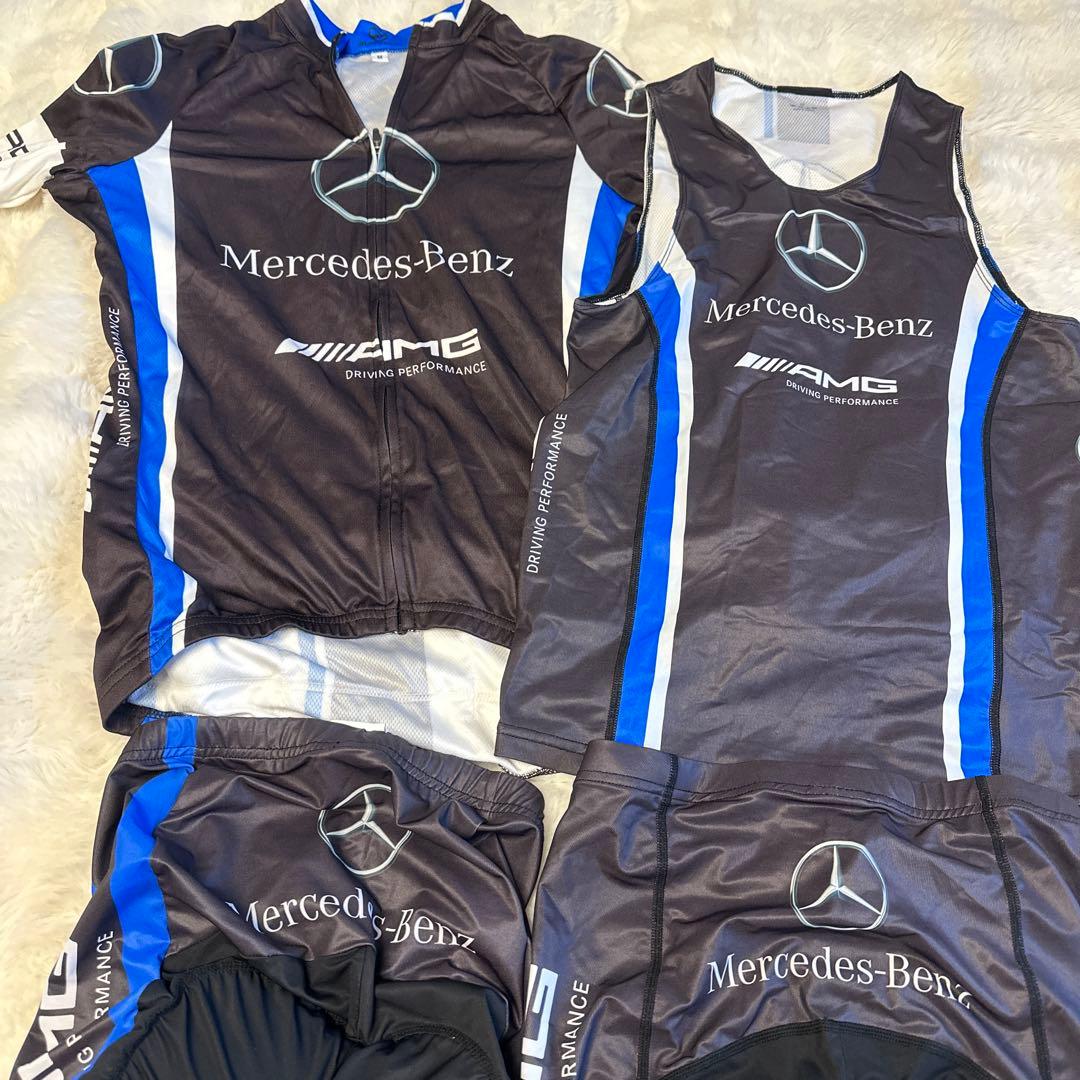 【未使用】メルセデスベンツ サンボルト オリジナルバイクジャージ トライウェア