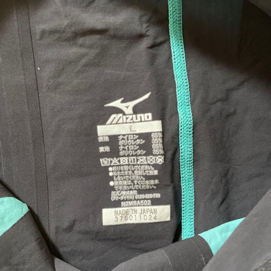 Mizuno 競泳水着 水色　ターコイズ　ブラック