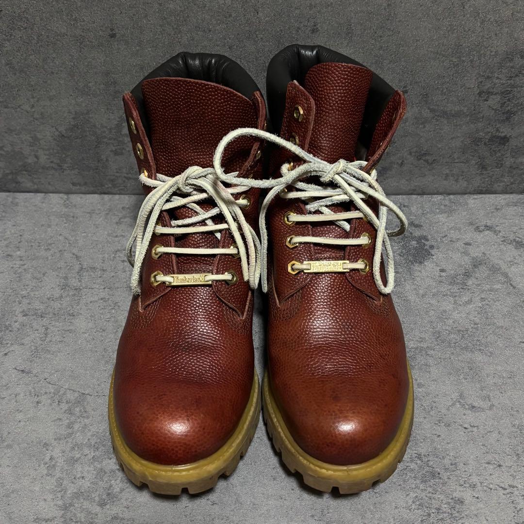 極美品　ティンバーランド　6インチプレミアムブーツ　シボ革　2163
