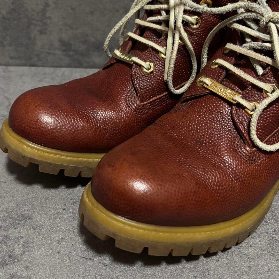 極美品　ティンバーランド　6インチプレミアムブーツ　シボ革　2163