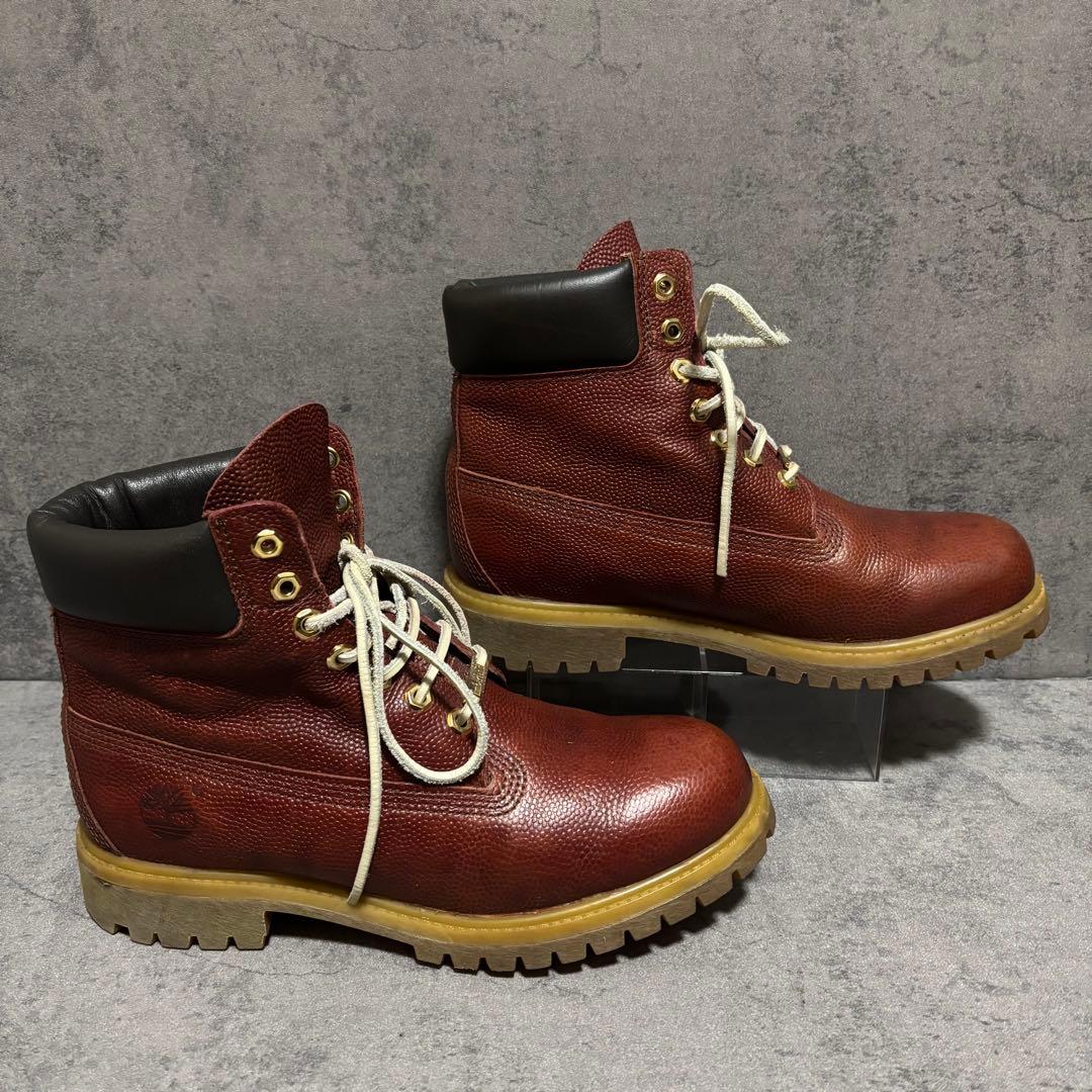 極美品　ティンバーランド　6インチプレミアムブーツ　シボ革　2163