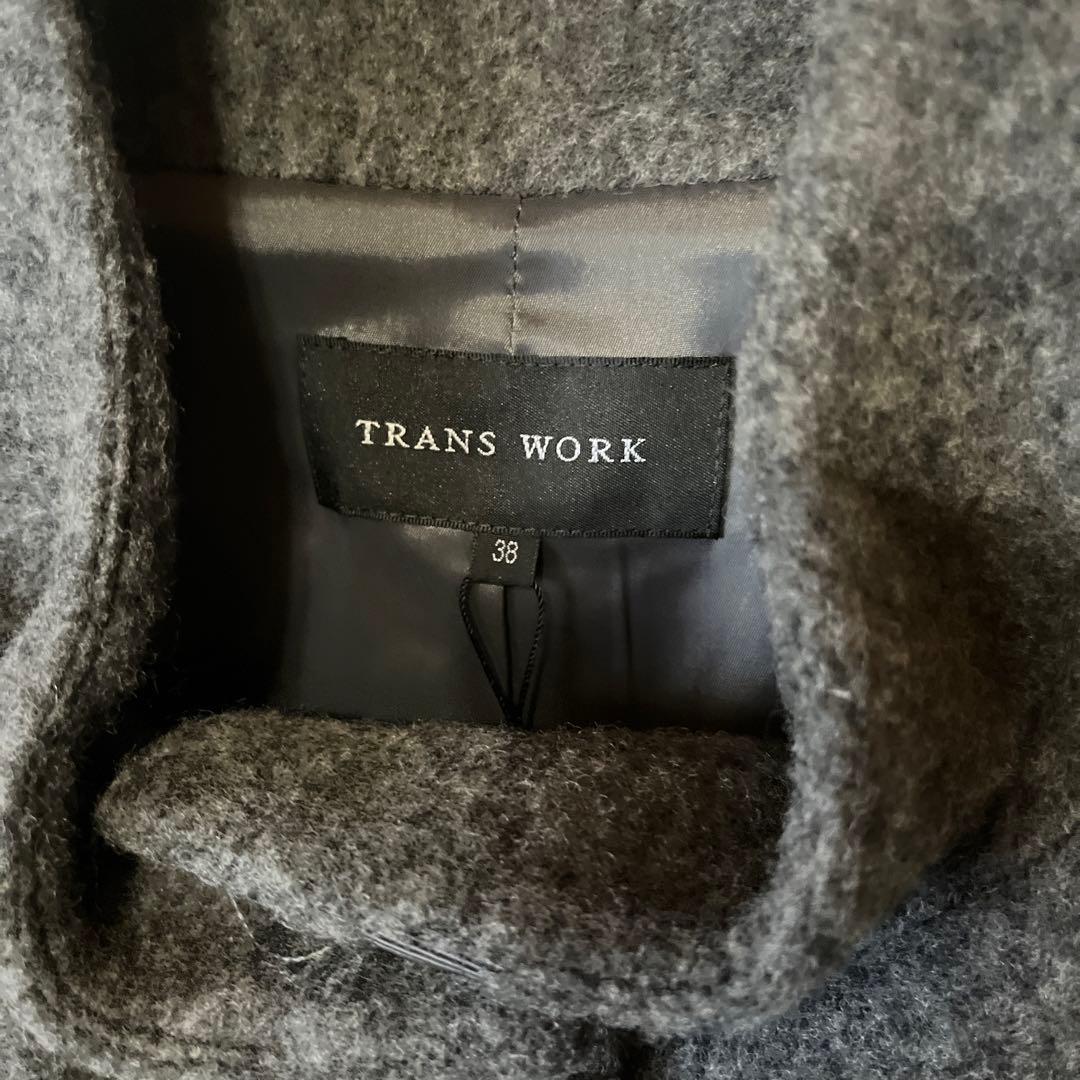 新品　TRANS WORK 三陽商会　スライバーループコートサイズ38