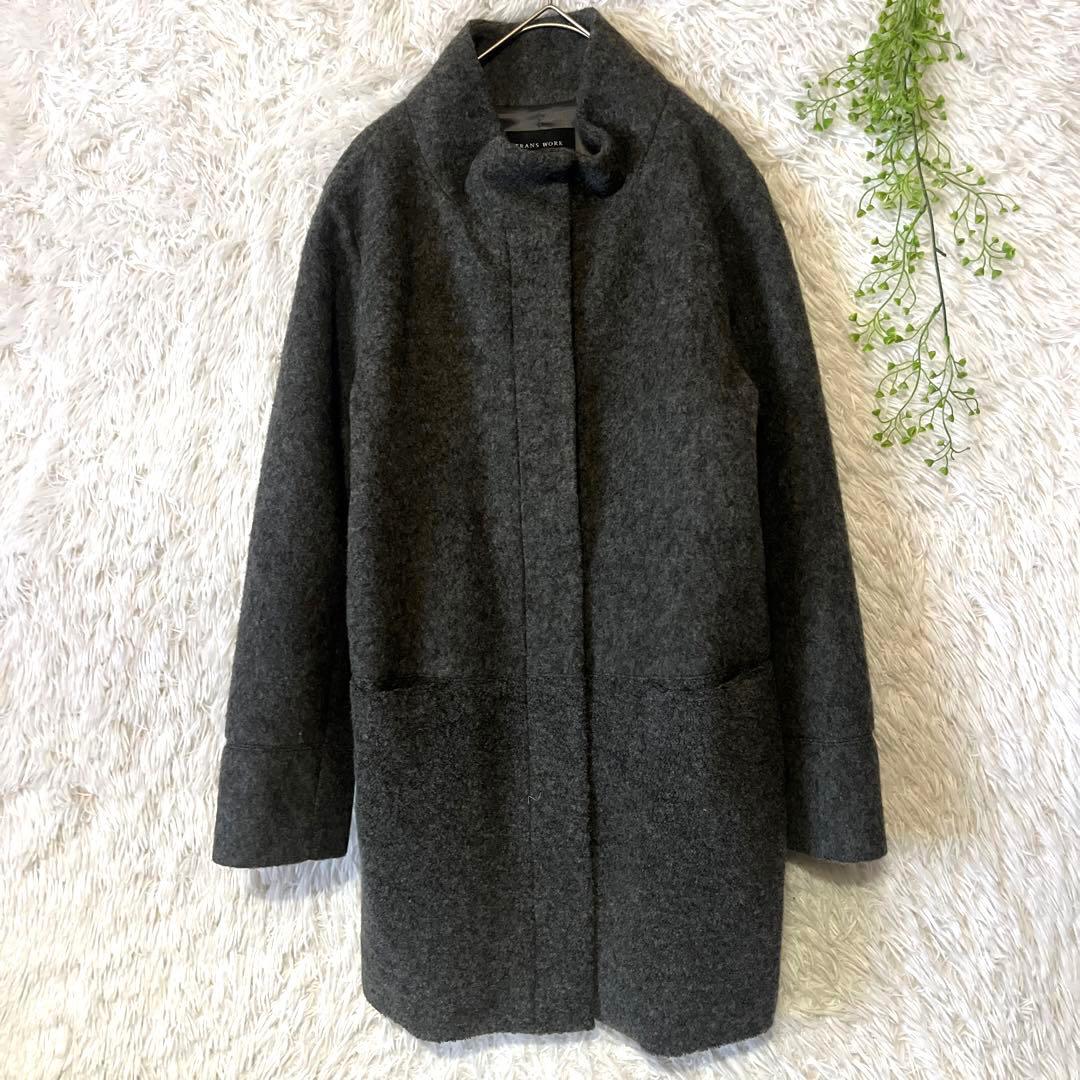 新品　TRANS WORK 三陽商会　スライバーループコートサイズ38