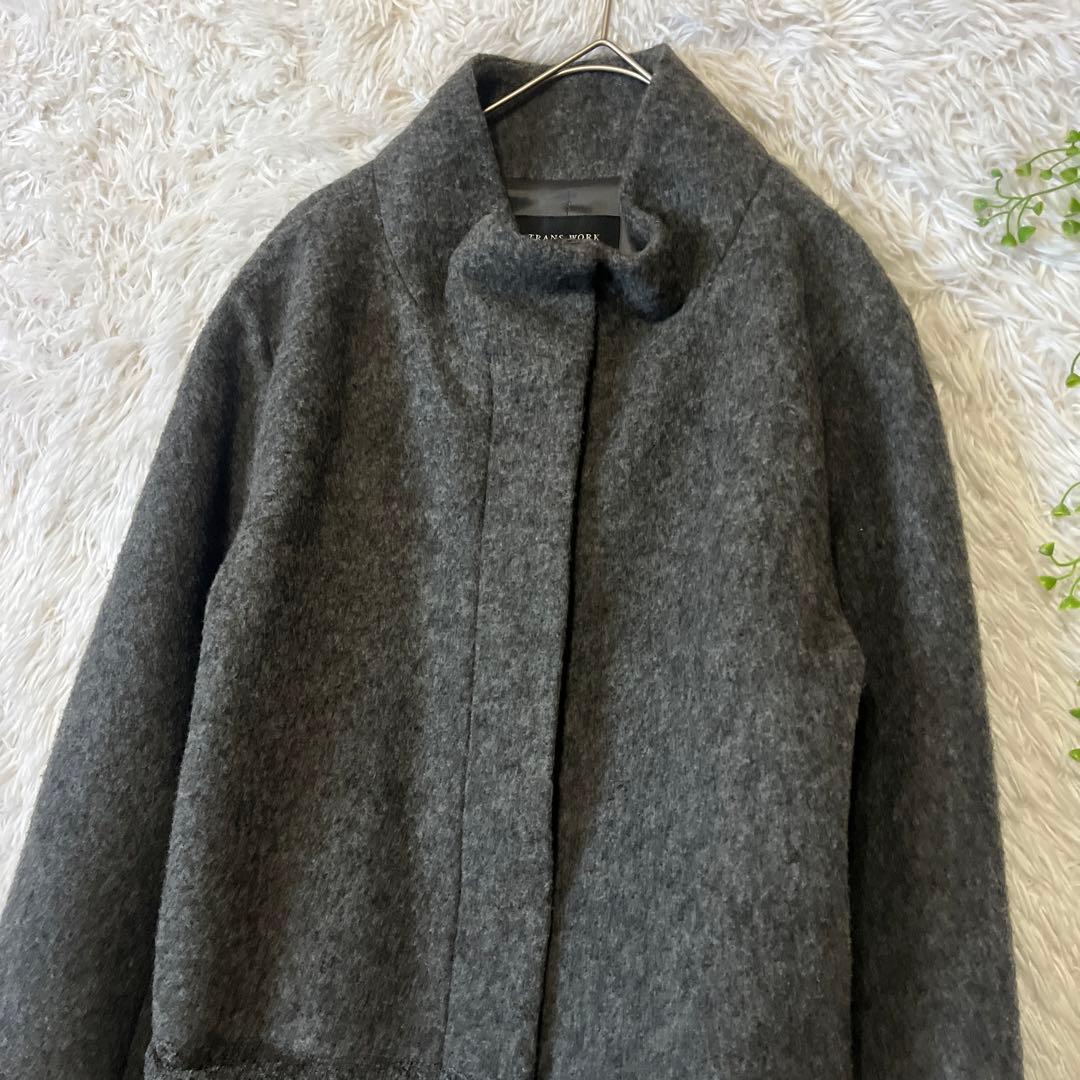 新品　TRANS WORK 三陽商会　スライバーループコートサイズ38