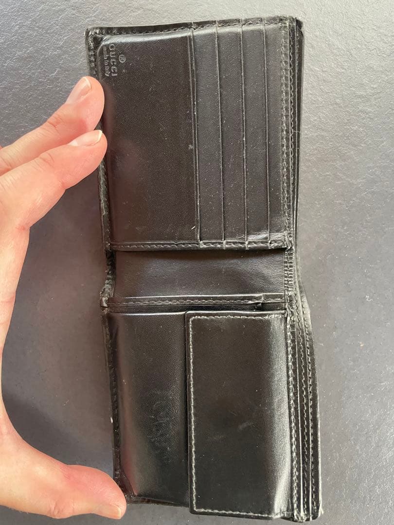 ミミGUCCI グッチ　二つ折り財布