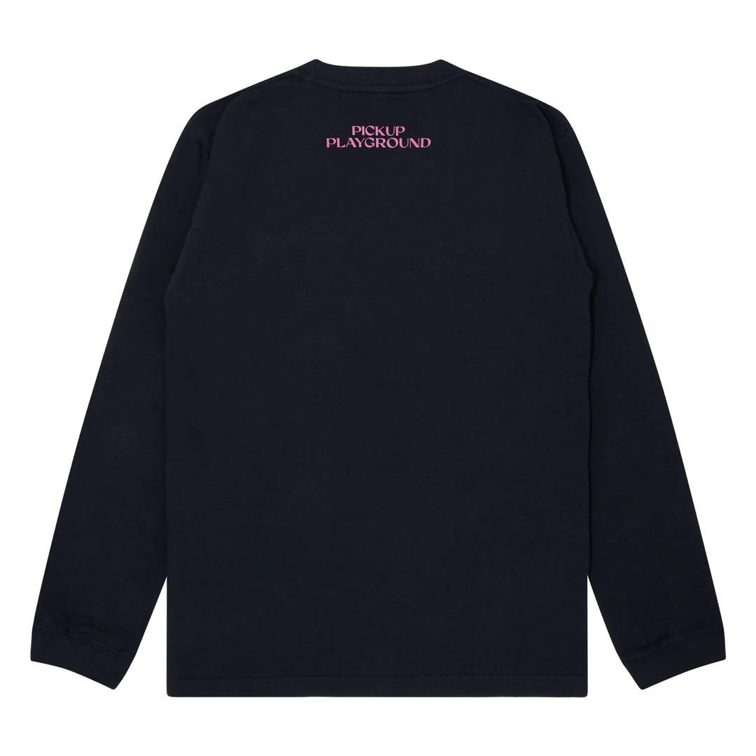 ballaholic Logo Long Tee NAVY/PINK Lサイズ
