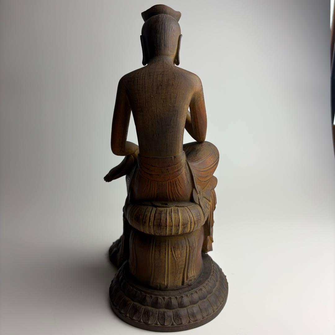 仏教美術 復刻 仏像 国宝 弥勒菩薩像 半跏思惟像イスム 細密 フィギュア