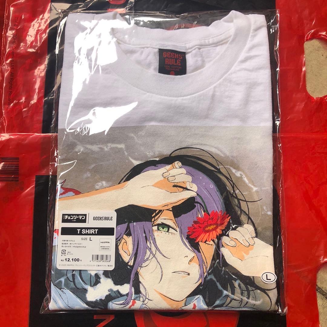 GEEKS RULE チェンソーマン　アニメTシャツ Lサイズ　②