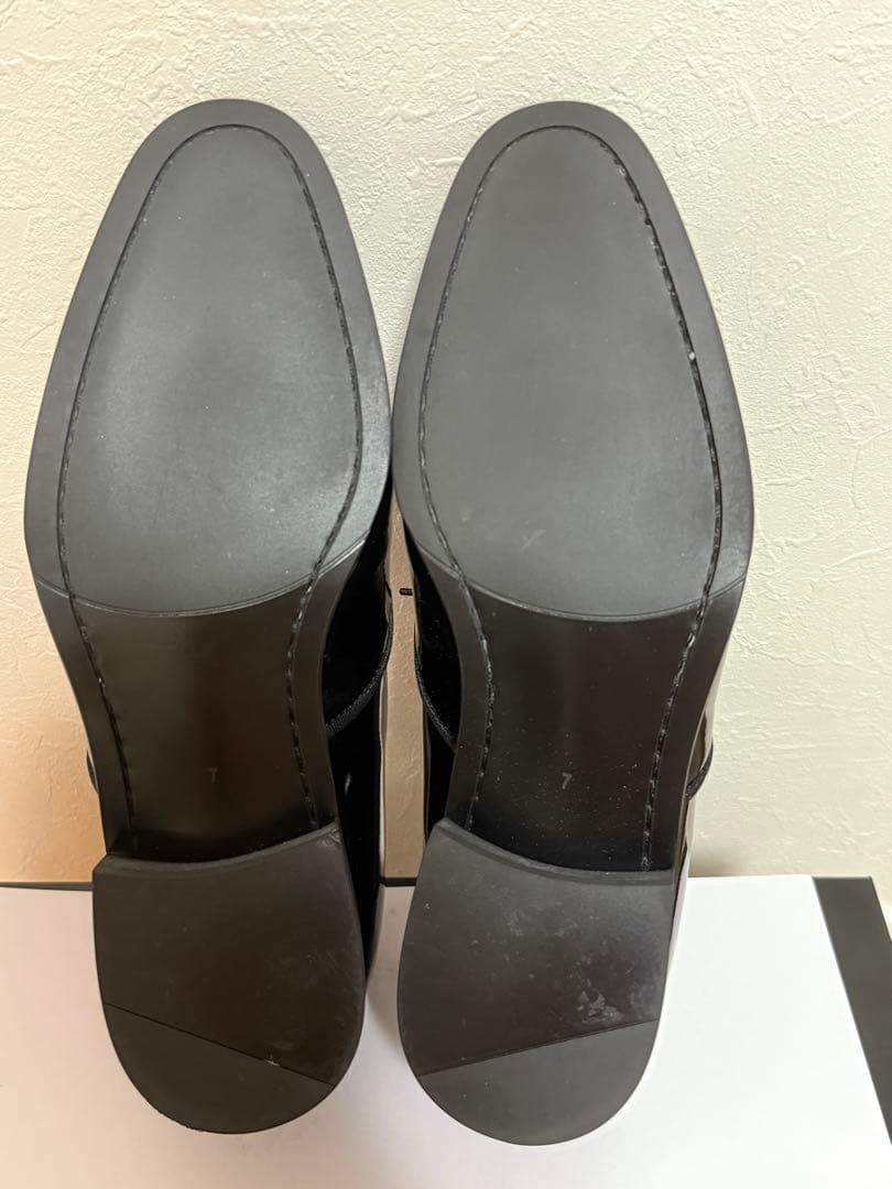 【たつ】DRESS THE LIFE エナメルシューズ　ブラック結婚式用