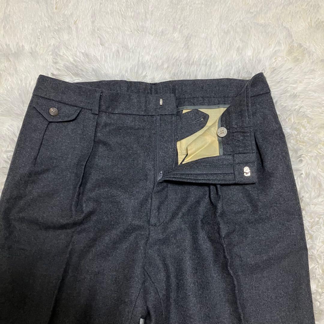 Polo By Ralph Lauren ツータック ウールパンツ グレー