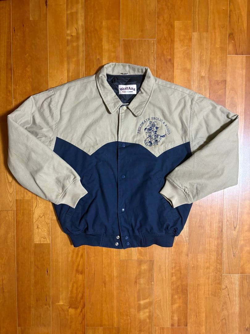 b*）様 80年代WESTARK JACKETS 刺繍ジャケット スタジアムジャ