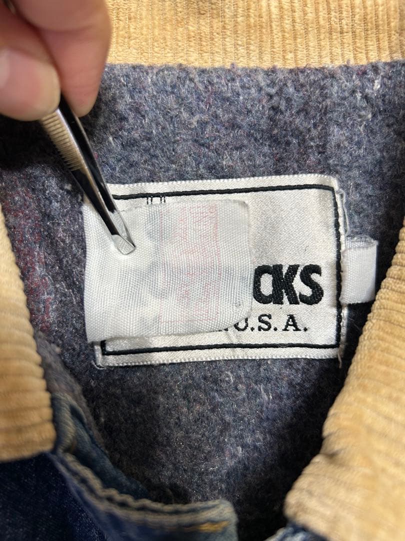 USA製 Roebucks デニムカバーオールXL相当 90s ヴィンテージ