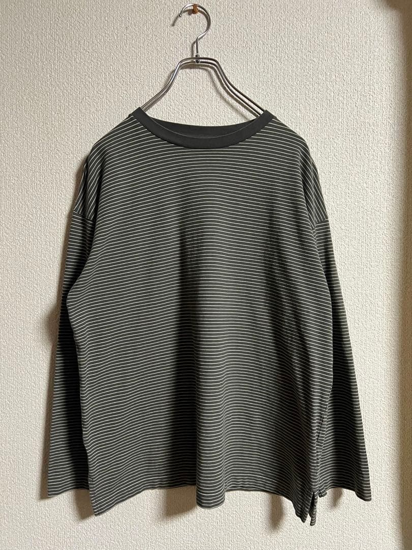 KAPTAIN SUNSHINE / ボーダー カットソー　カーキ,グリーン系