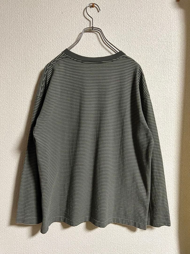 KAPTAIN SUNSHINE / ボーダー カットソー　カーキ,グリーン系