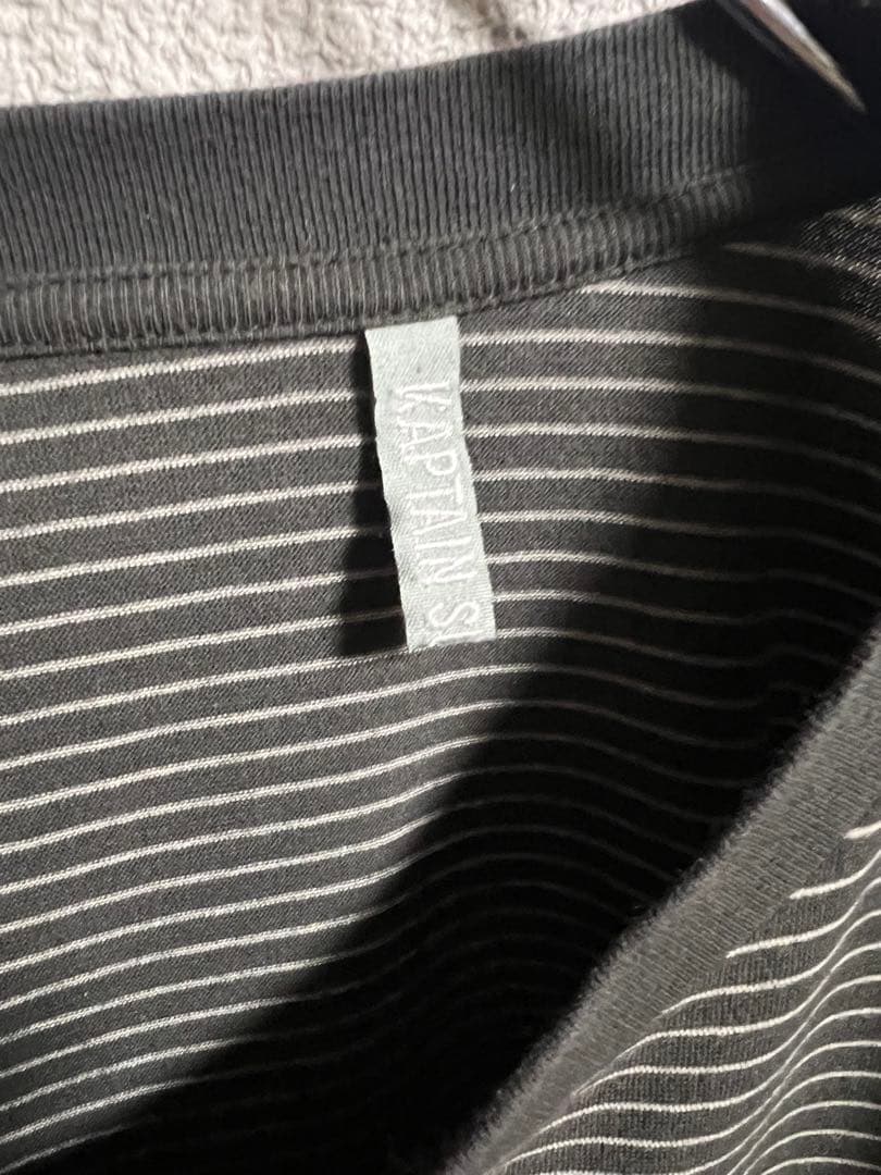 KAPTAIN SUNSHINE / ボーダー カットソー　カーキ,グリーン系