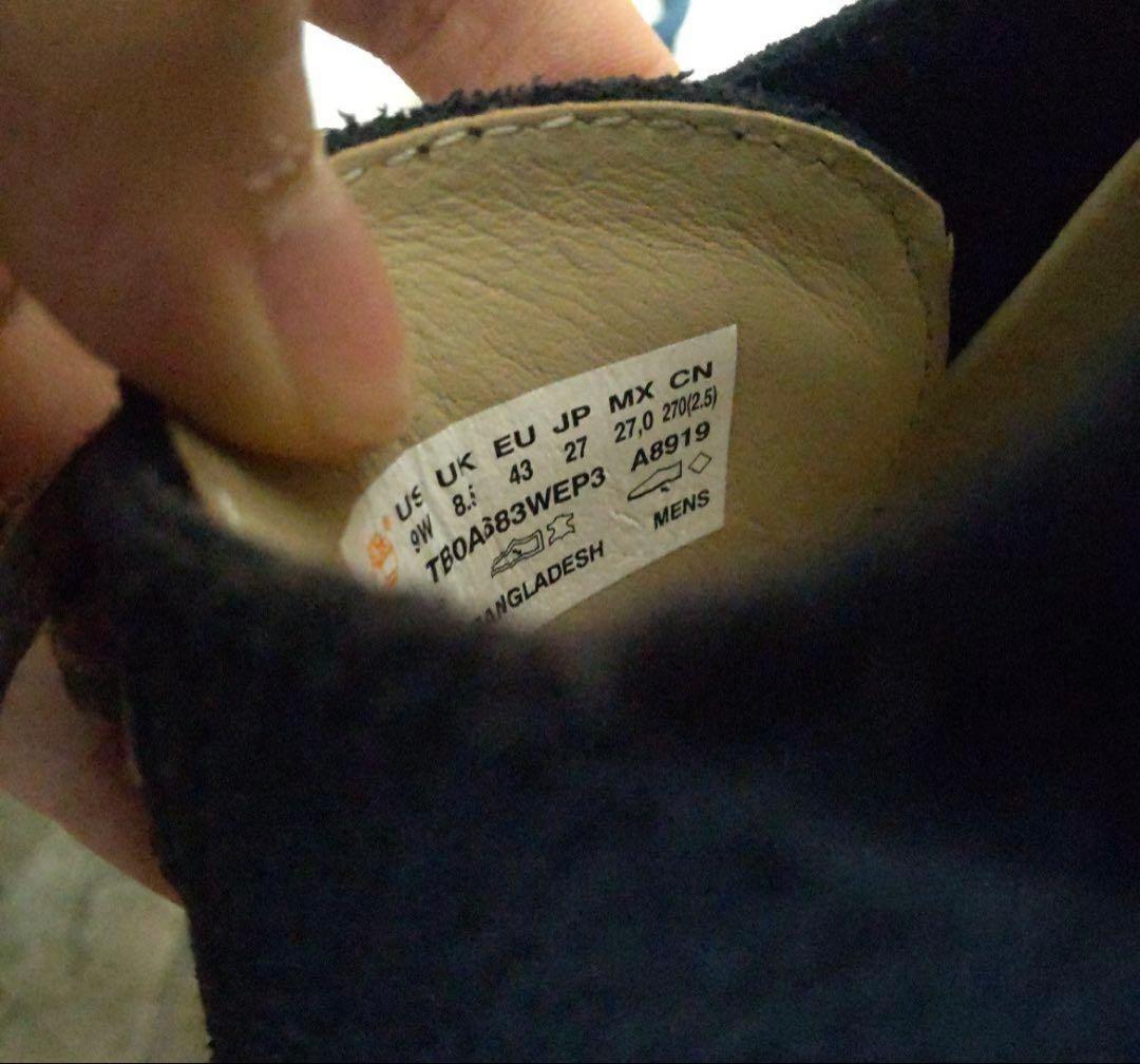 Timberland 3eye クラシック スウェード ダークブルー