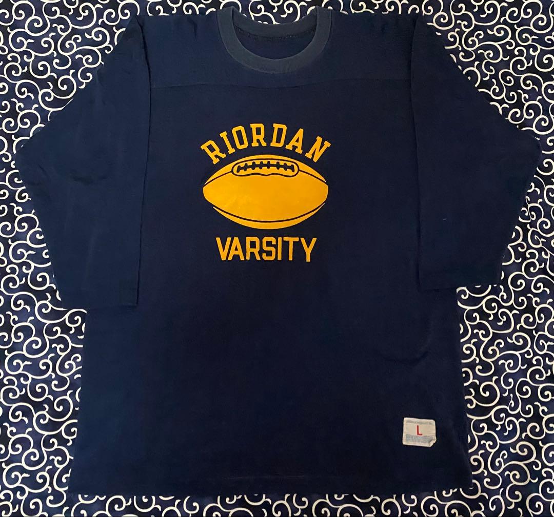 70s champion フットボールtシャツ