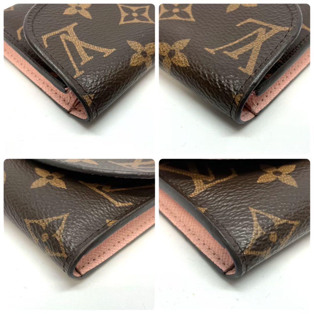 じゅん(プロフ必読) 正規品 ヴィトン 三つ折り財布 ポルトモネ ロザリ