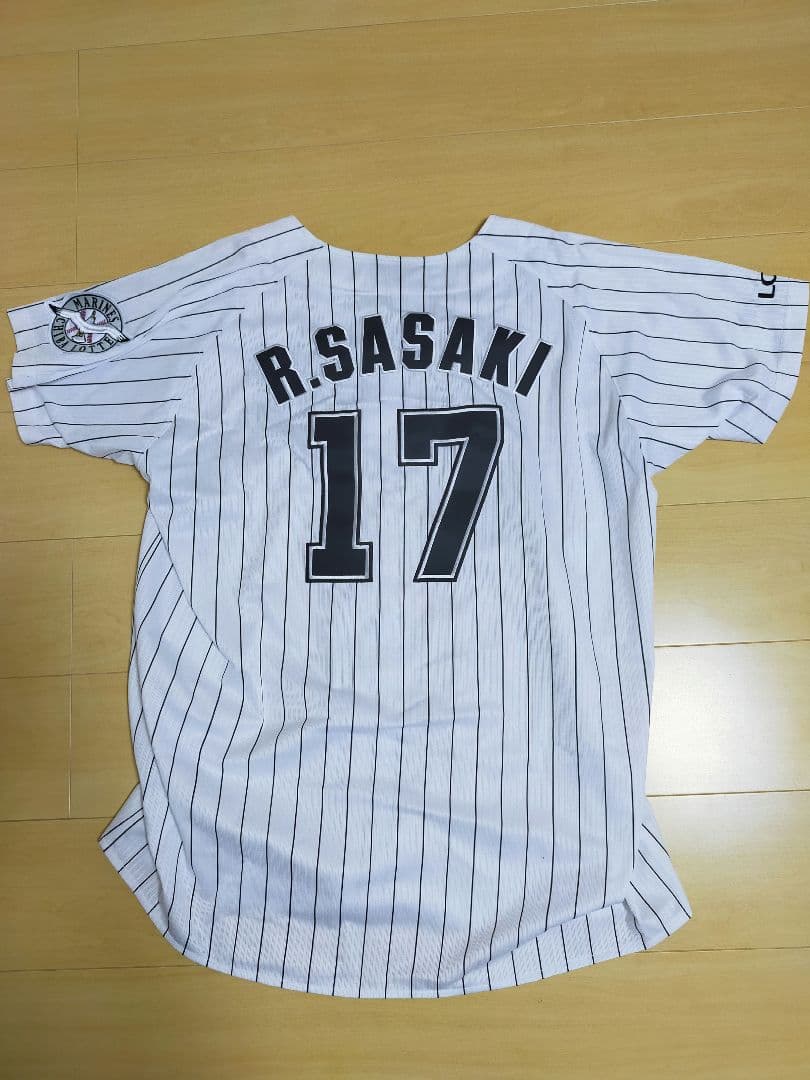 【希少美品】千葉ロッテ　佐々木朗希ユニフォーム　Oサイズ