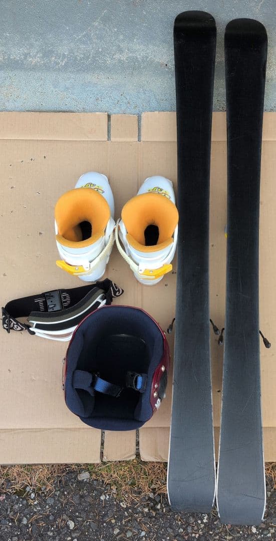 KAZAMA SPAX スキーセット ヘルメット付き